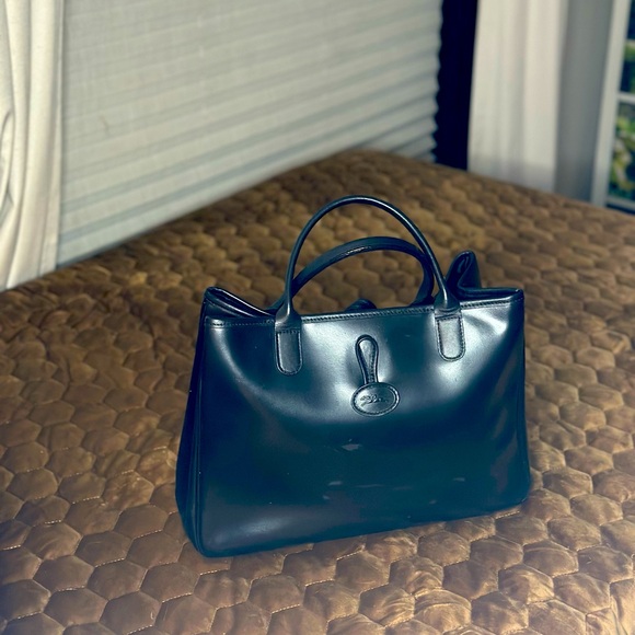 Longchamp, Roseau leather handbag - Picture 3 of 10